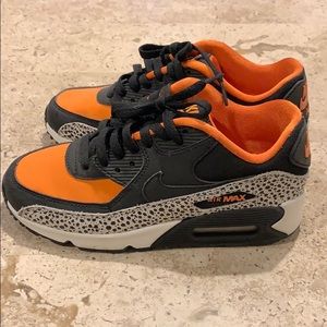 Nike Black, Orange, & White Air Max